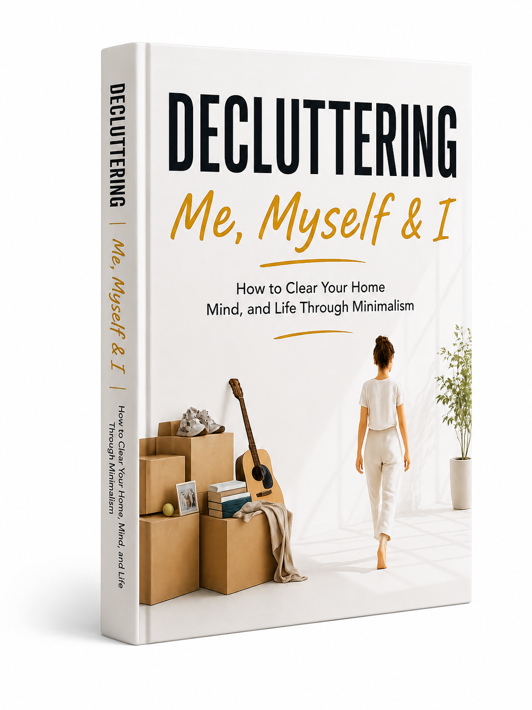Decluttering Me, Myself & I book mockup